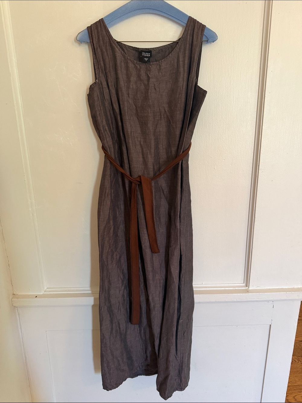 Eileen Fisher Medium Sleeveless Dress with Belt